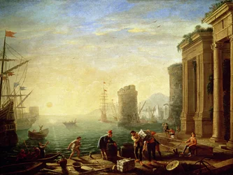Matin au port, 1640